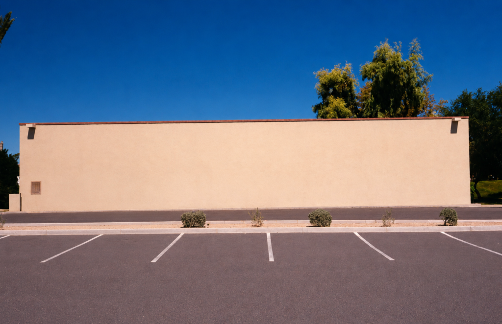 Bischoff's on the Park before renovation - original brick bank building south, Old Town Scottsdale